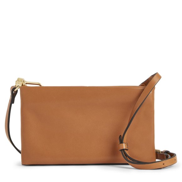 All Saints Handbags - AllSaints Mila Double Pouch Leather Crossbody Bag